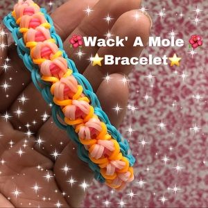 Customizable wack a mole bracelet